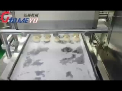 वाणिज्यिक मक्खन कुकी कप केक डिपॉजिटर 3KW स्नैक फूड फैक्ट्री के लिए